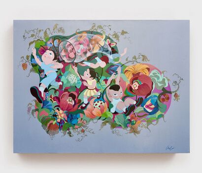 The Great Escape  - a Paint Artowrk by Angela Wei